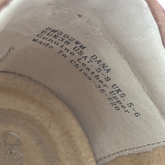 Aetrex Dana 8 Tan Leather Lace Up Comfort Walking Shoes Women US 7.5-8 EUR 38 - Picture 7 of 7